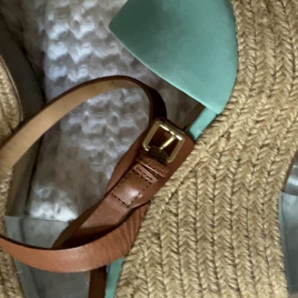Vintage French Connection sandals in newbuck and leather - size 8,5. - Picture 5 of 5